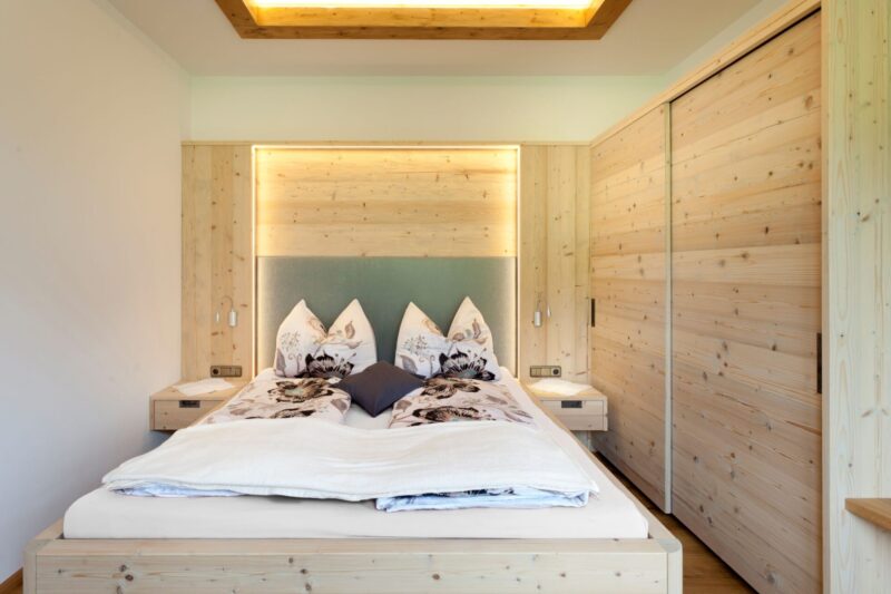 Schlafzimmer in den Osttiroler Bergen