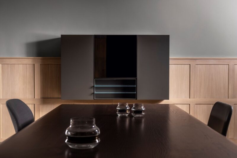 Showroom Lienz, Tischlerei Lanser, Wohnen, Vertäfelung