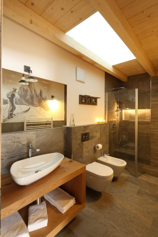 Badezimmer Altholz, Tischlerei Lanser Innervillgraten