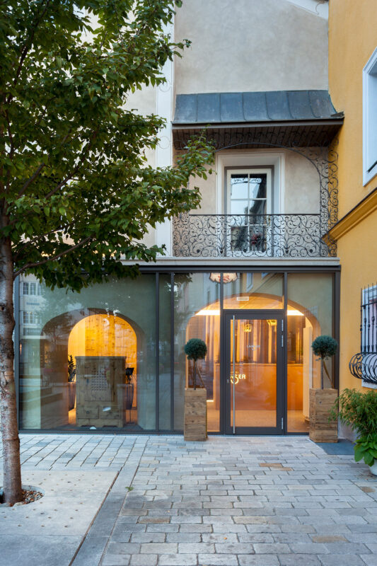 Showroom Lienz, Tischlerei Lanser, Egger-Lienz-Platz